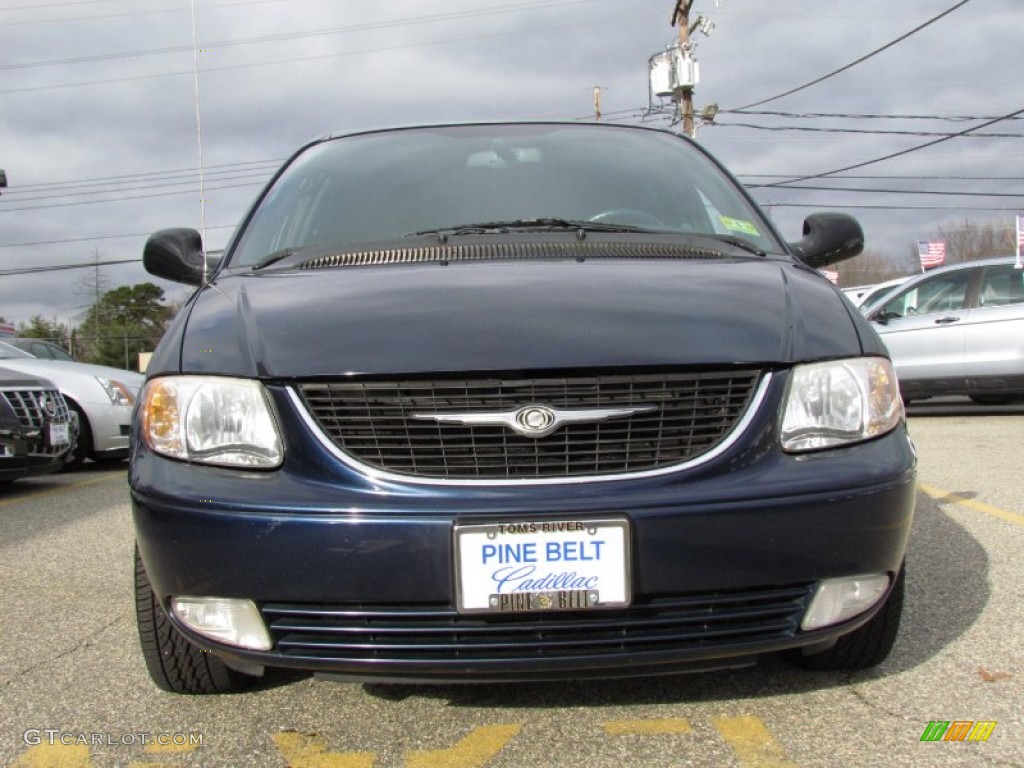 2003 Town & Country LXi - Patriot Blue Pearlcoat / Navy Blue photo #2