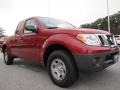 2012 Red Brick Nissan Frontier S King Cab  photo #7