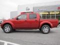 2012 Lava Red Nissan Frontier SV Crew Cab  photo #2