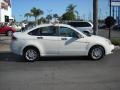 2009 White Suede Ford Focus SE Sedan  photo #2