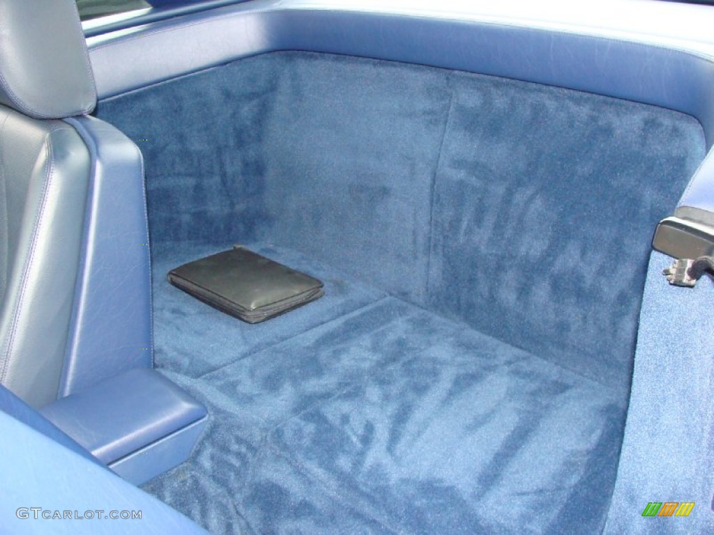 Blue Interior 1991 Mercedes-Benz SL Class 500 SL Roadster Photo #59923973