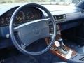 1991 Mercedes-Benz SL Class Blue Interior Dashboard Photo
