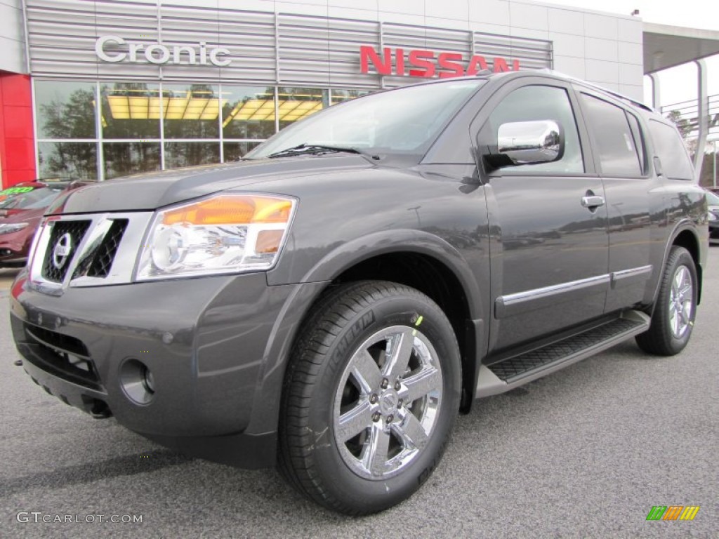 Smoke Gray Nissan Armada