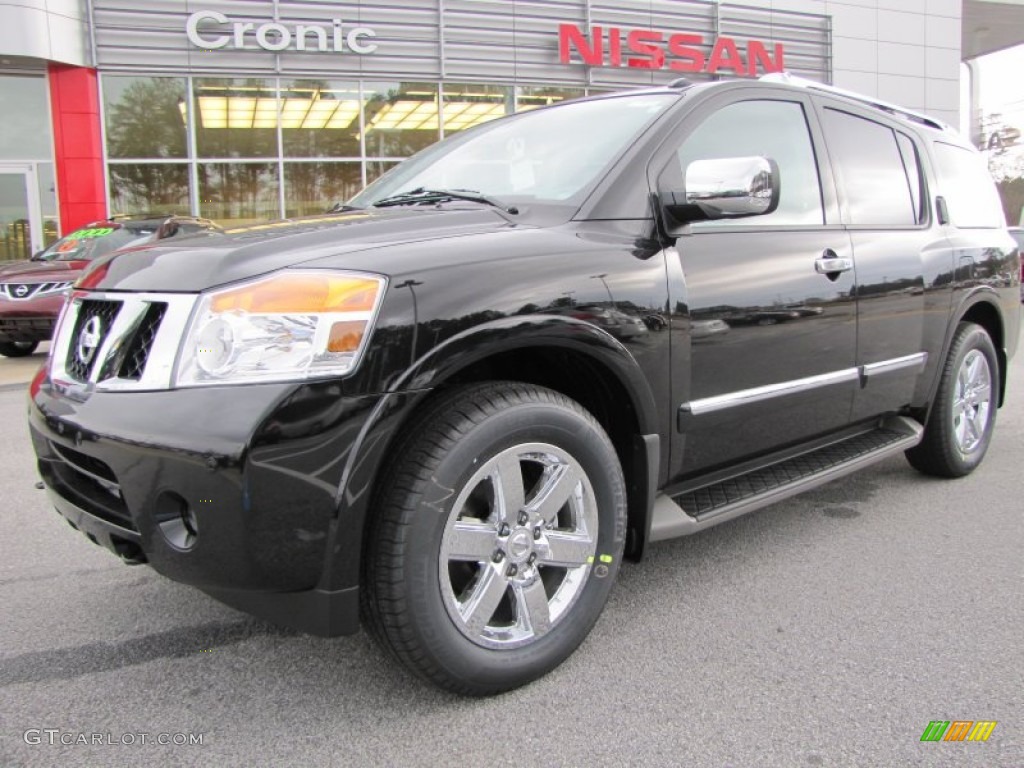 Galaxy Black Nissan Armada