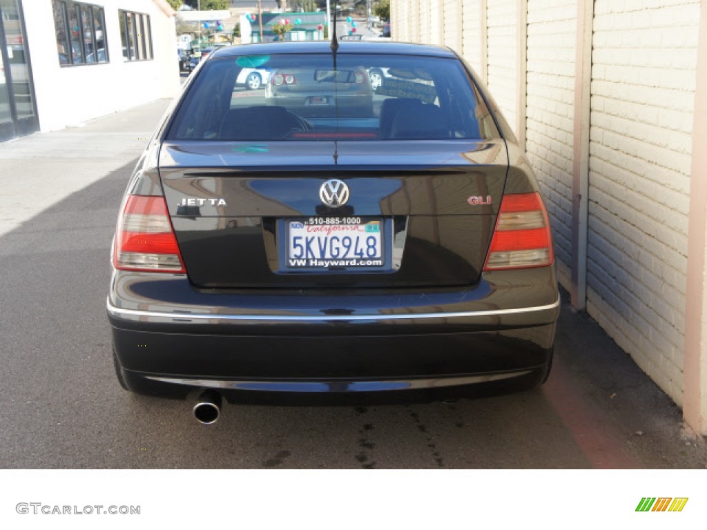 2005 Jetta GLI Sedan - Black Magic Pearl / Black photo #4