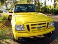 Screaming Yellow 2007 Ford Ranger Sport Regular Cab