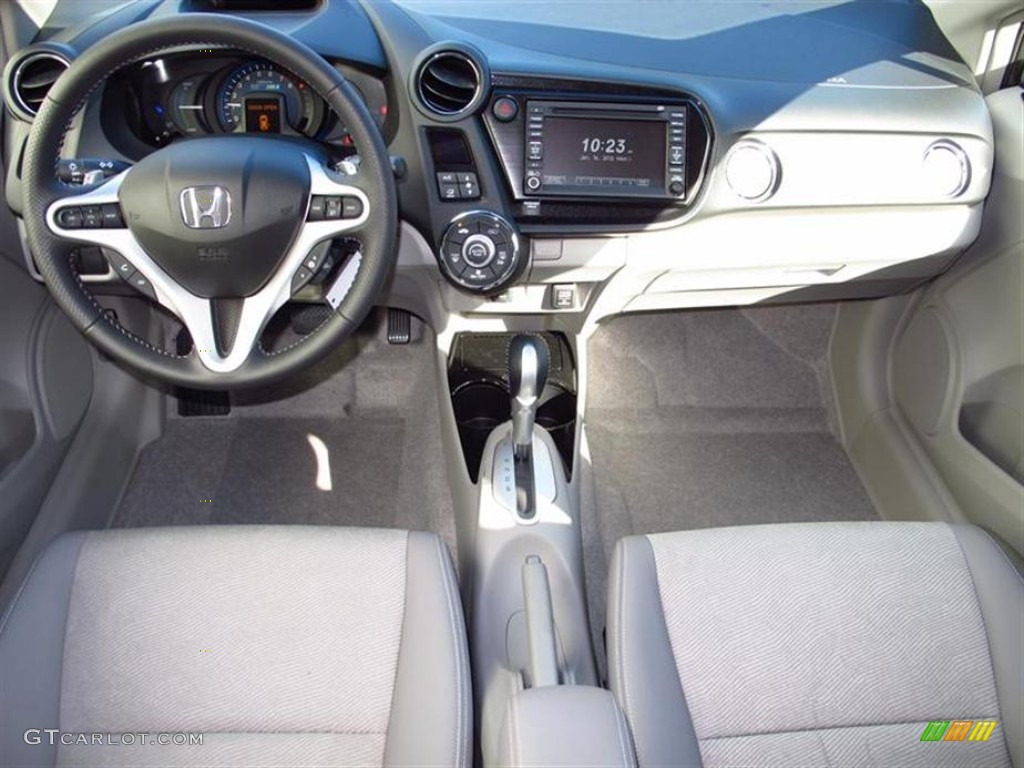 2012 Honda Insight EX Navigation Hybrid Gray Dashboard Photo #59925446
