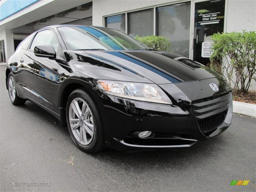 2012 CR-Z EX Navigation Sport Hybrid - Crystal Black Pearl / Black photo #1