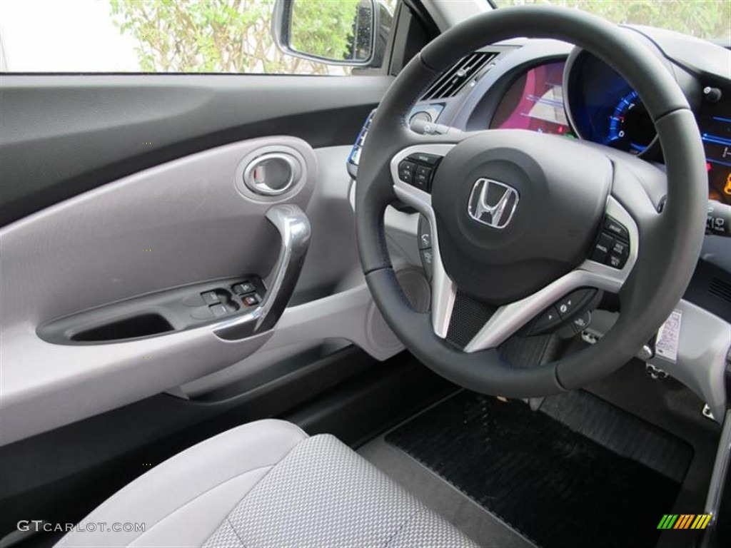 Gray Interior 2012 Honda CR-Z EX Sport Hybrid Photo #59925644