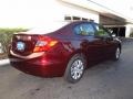 Crimson Pearl - Civic LX Sedan Photo No. 3