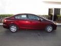 Crimson Pearl - Civic LX Sedan Photo No. 2