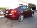 Crimson Pearl - Civic LX Sedan Photo No. 3