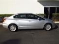 Alabaster Silver Metallic 2012 Honda Civic EX Sedan Exterior