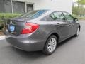 2012 Polished Metal Metallic Honda Civic EX Sedan  photo #3