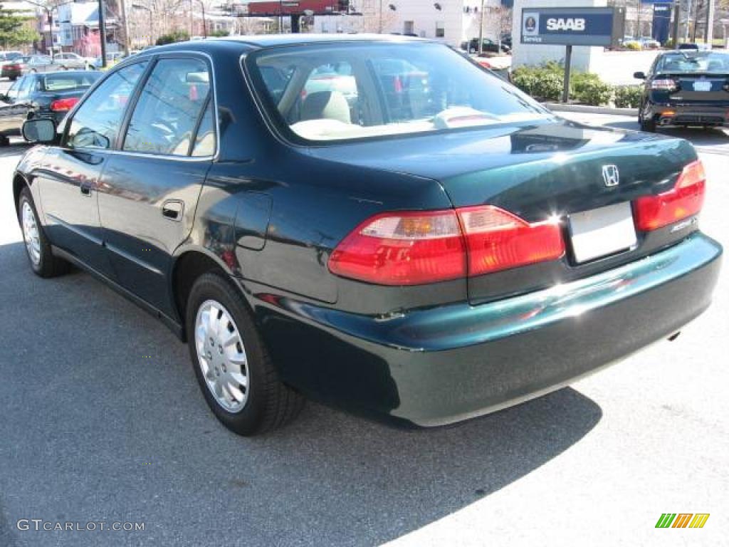1999 Accord LX Sedan - Dark Emerald Pearl / Ivory photo #9