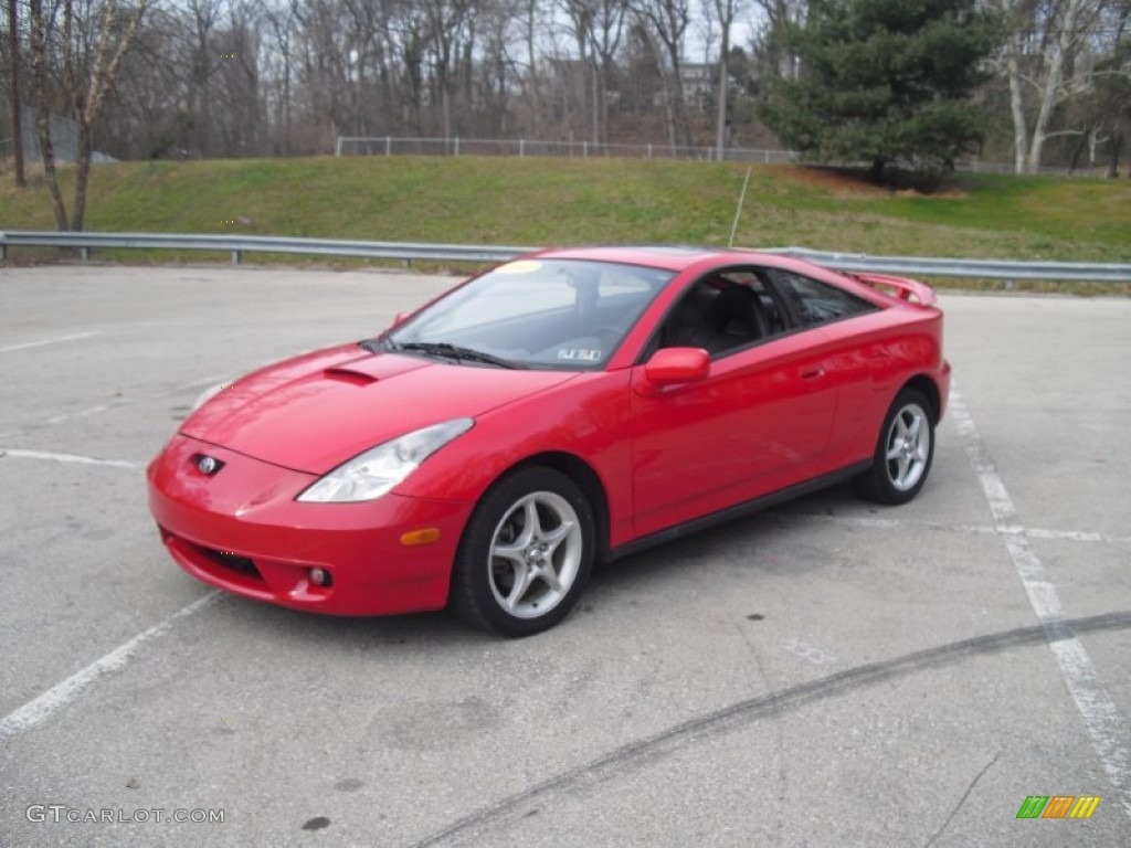 2000 Celica GT-S - Absolutely Red / Black photo #1