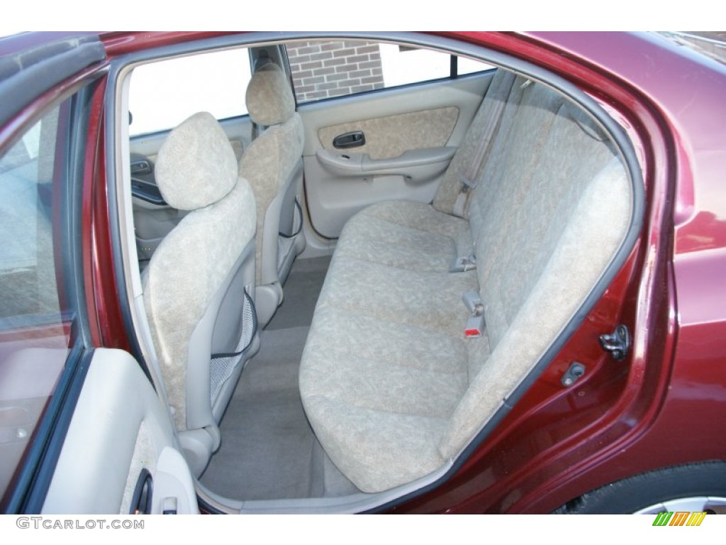 2001 Elantra GLS - Cranberry / Beige photo #11