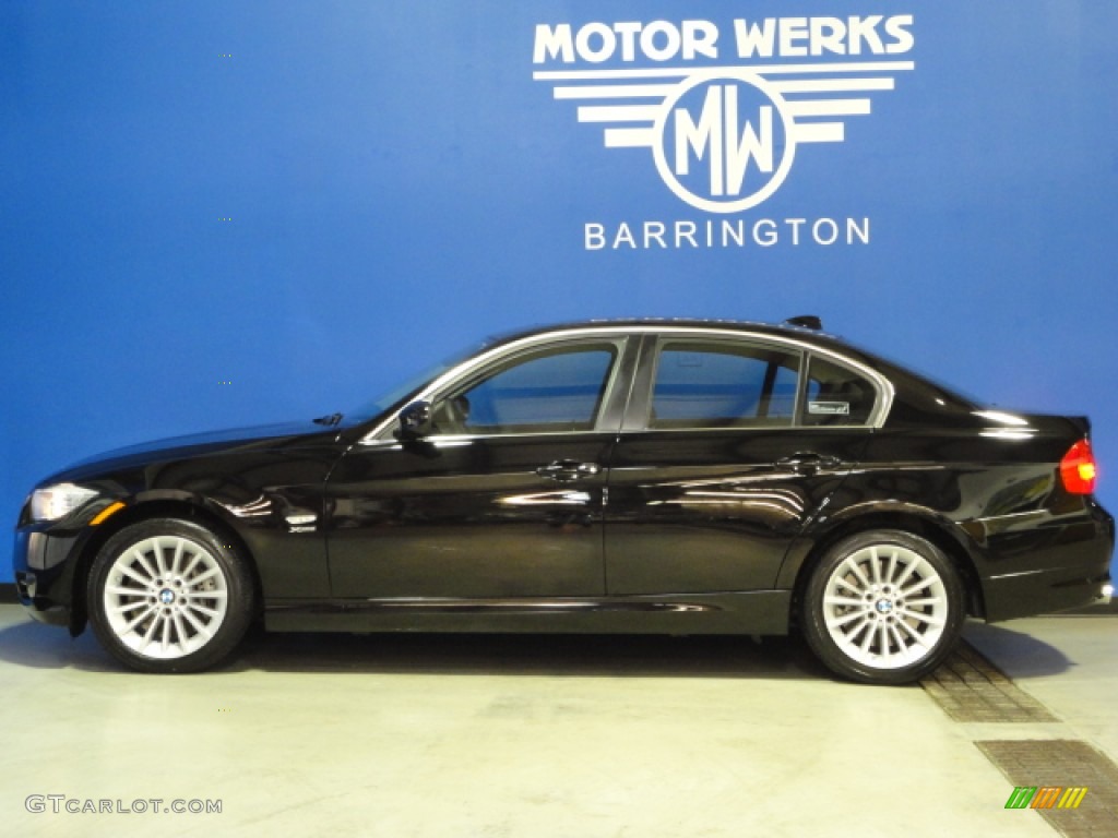 2011 3 Series 335i xDrive Sedan - Jet Black / Black photo #5