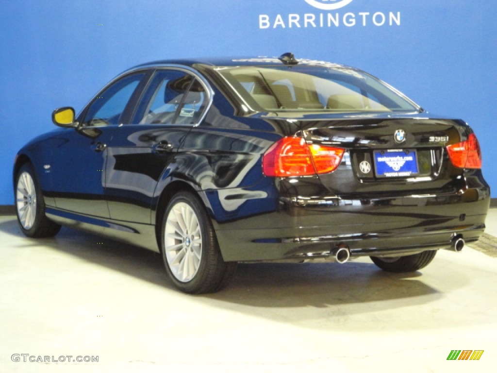 2011 3 Series 335i xDrive Sedan - Jet Black / Black photo #6