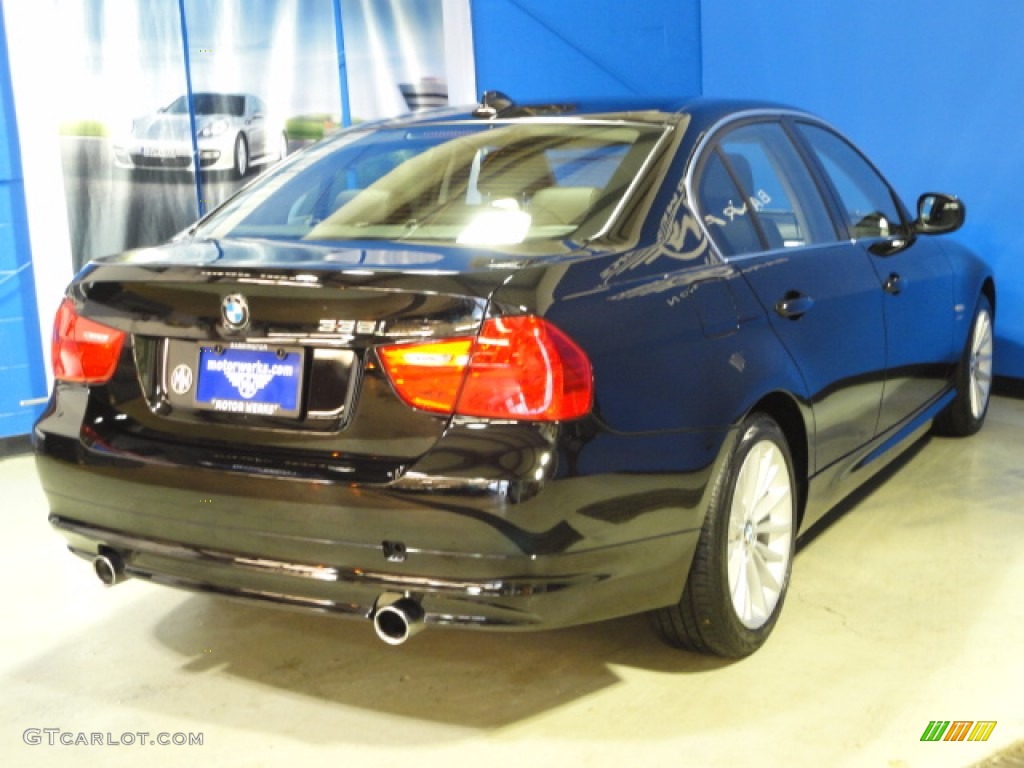 2011 3 Series 335i xDrive Sedan - Jet Black / Black photo #8