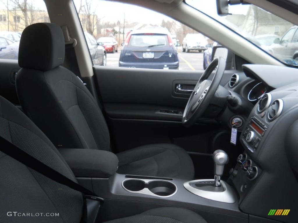 2011 Rogue S AWD - Gotham Gray Metallic / Black photo #7