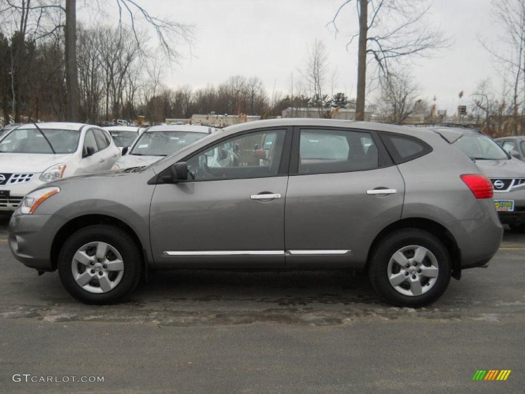 2011 Rogue S AWD - Gotham Gray Metallic / Black photo #11