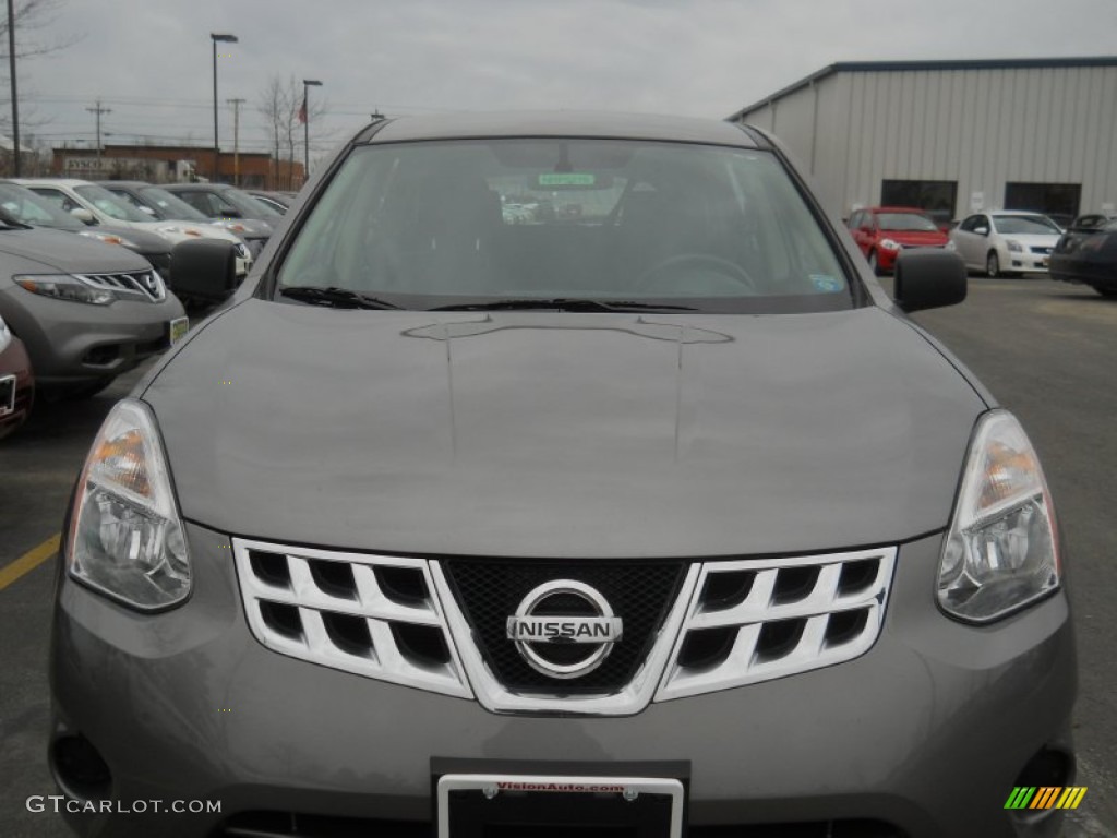 2011 Rogue S AWD - Gotham Gray Metallic / Black photo #15