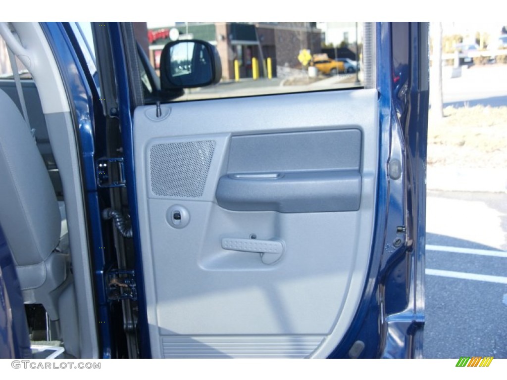 2007 Ram 1500 SLT Quad Cab 4x4 - Patriot Blue Pearl / Medium Slate Gray photo #19