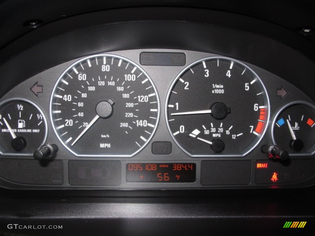 2002 BMW 3 Series 330xi Sedan Gauges Photo #59929484