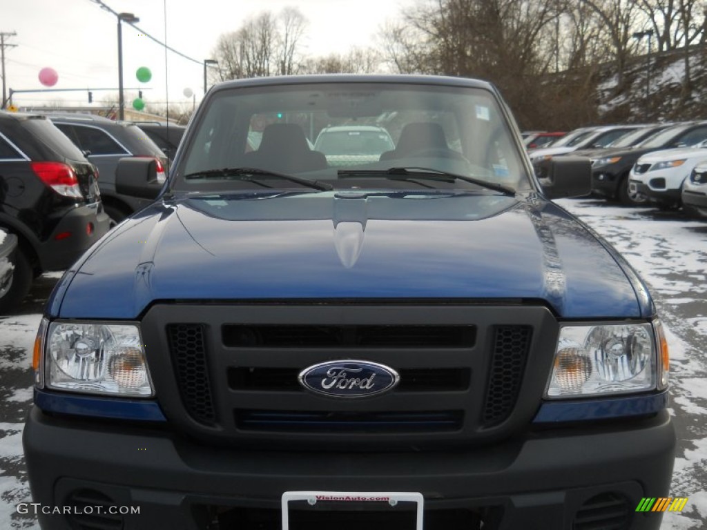 2008 Ranger XL Regular Cab - Vista Blue Metallic / Medium Dark Flint photo #12