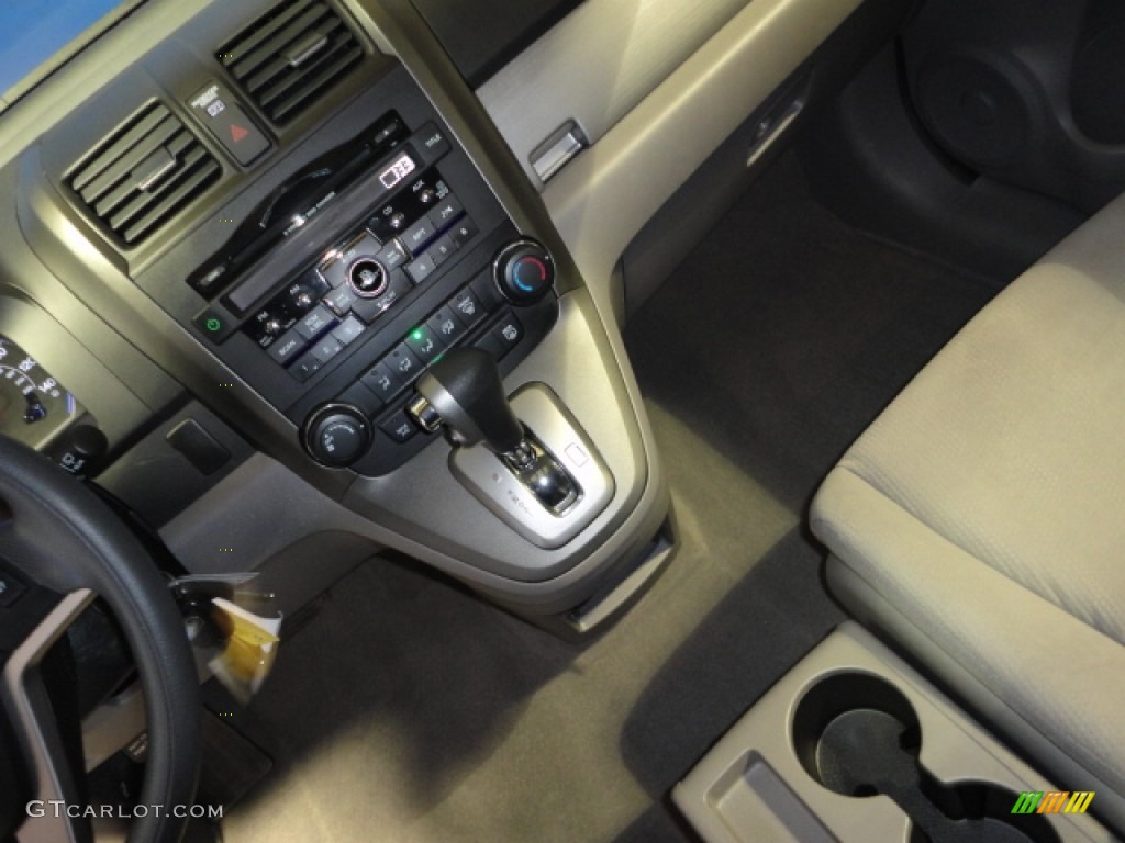 2010 CR-V EX AWD - Taffeta White / Gray photo #15