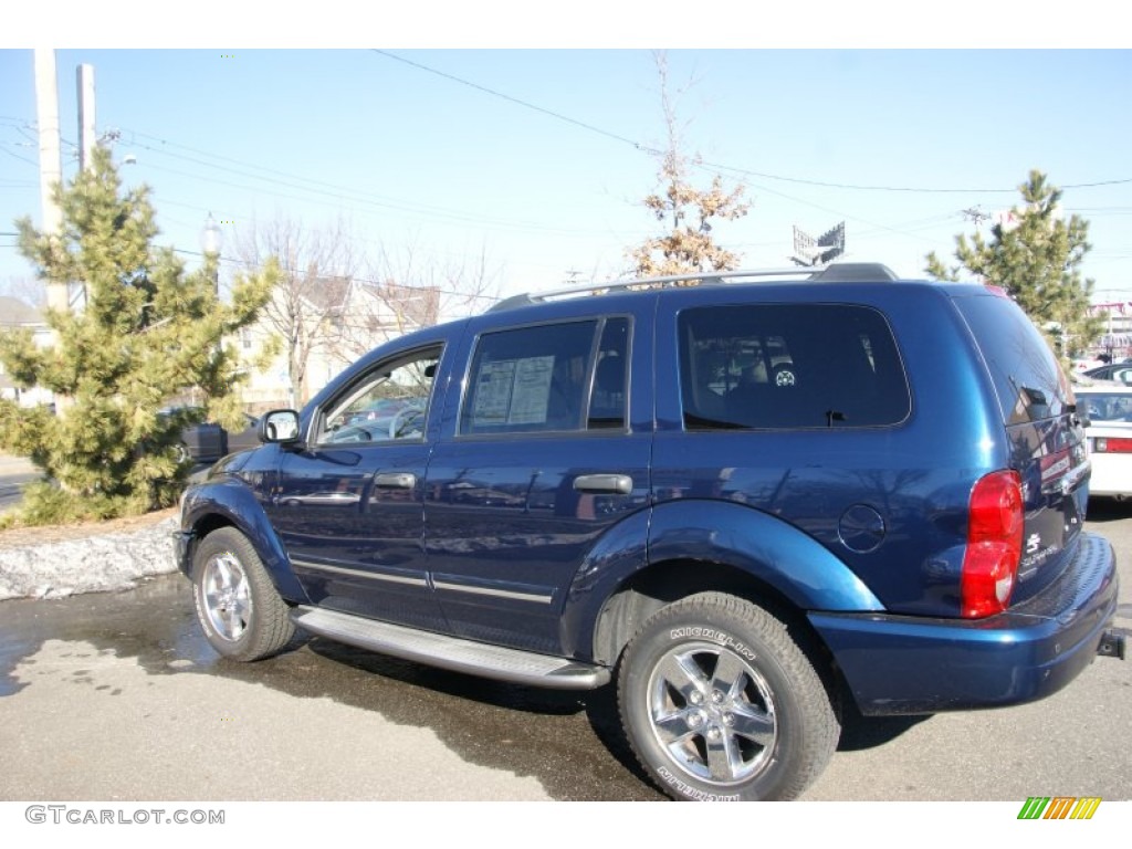 2006 Durango Limited HEMI 4x4 - Patriot Blue Pearl / Dark Slate Gray/Light Slate Gray photo #6