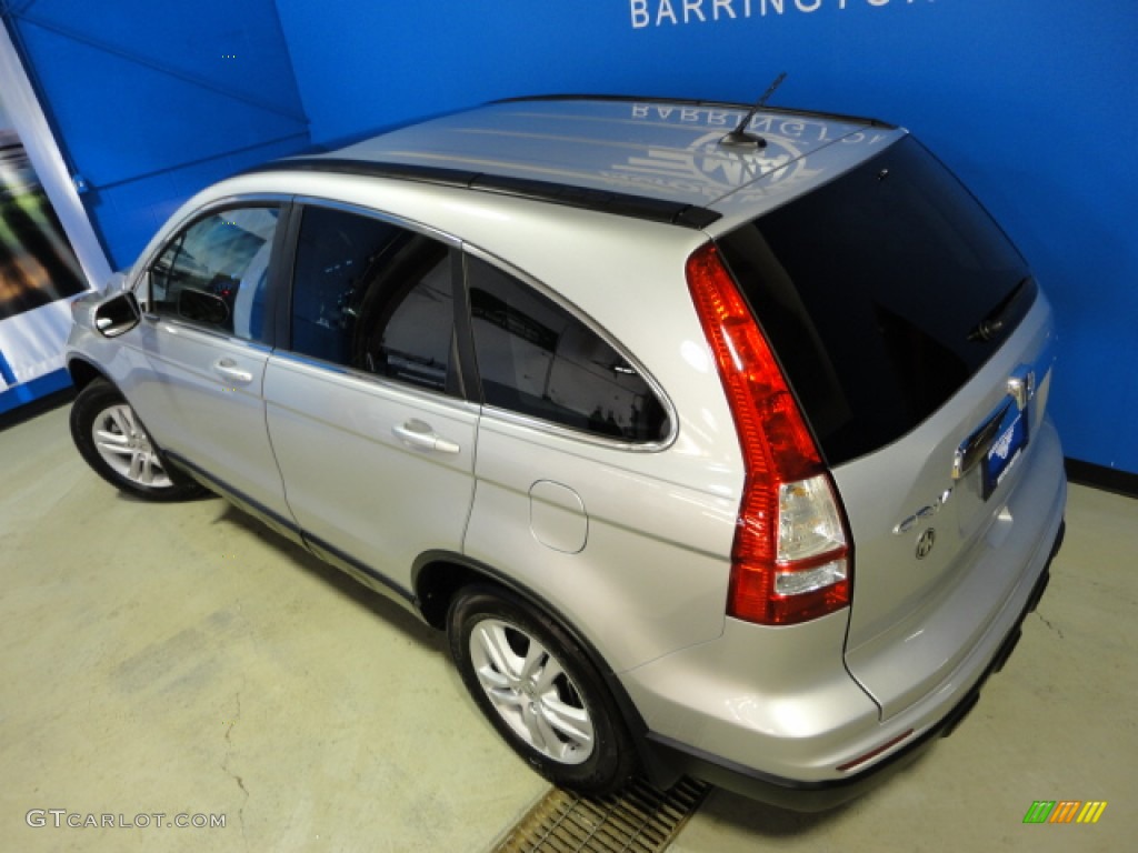 2010 CR-V EX-L AWD - Alabaster Silver Metallic / Black photo #30