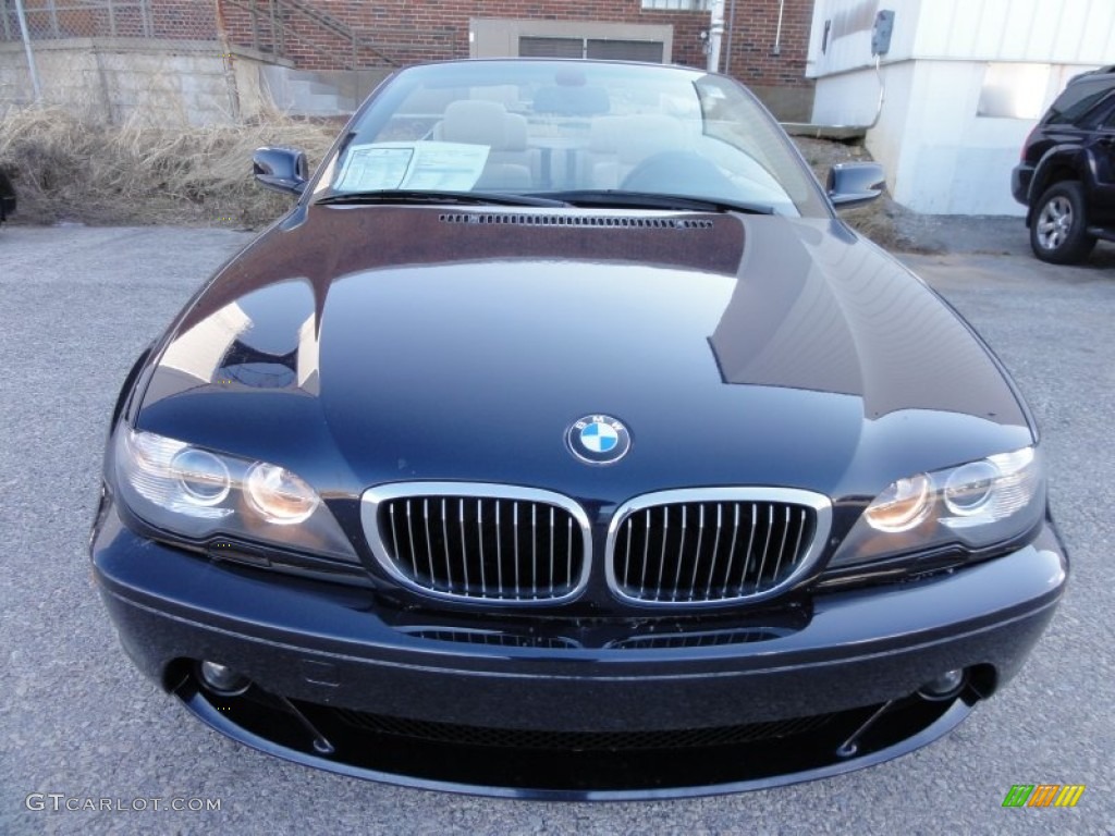 2005 3 Series 325i Convertible - Monaco Blue Metallic / Sand photo #3