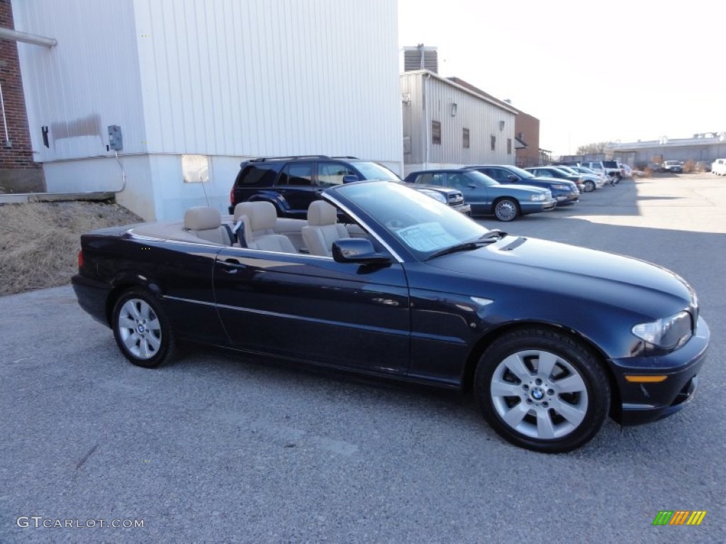 2005 3 Series 325i Convertible - Monaco Blue Metallic / Sand photo #6