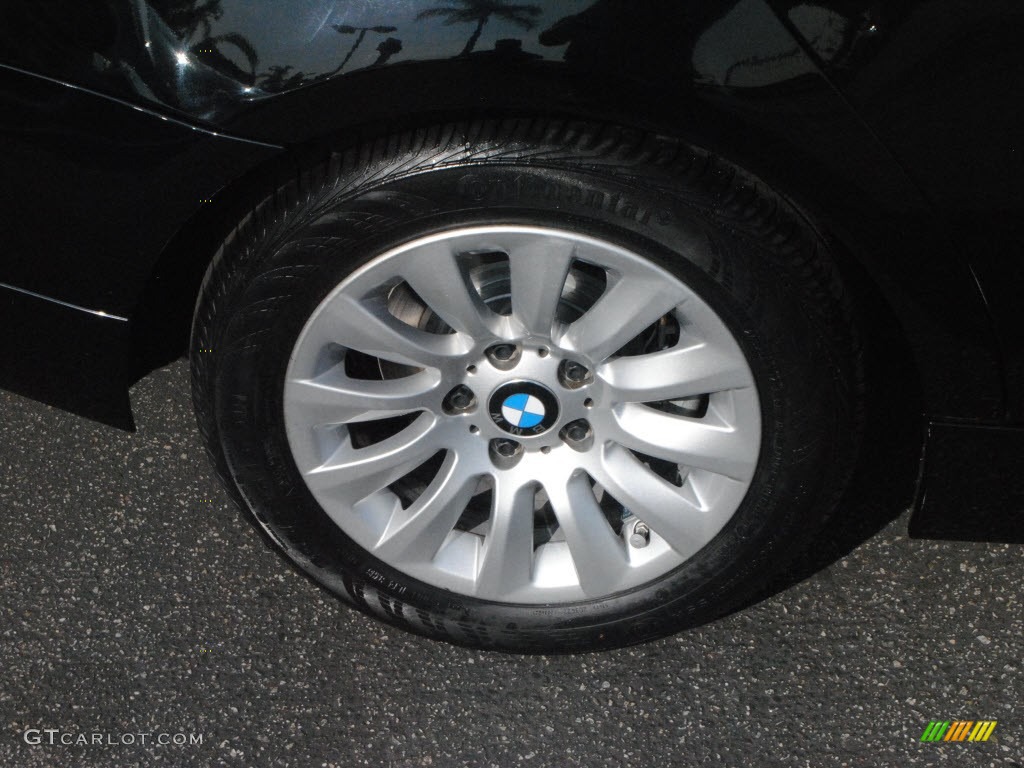 2009 3 Series 328i Sedan - Black Sapphire Metallic / Black photo #7