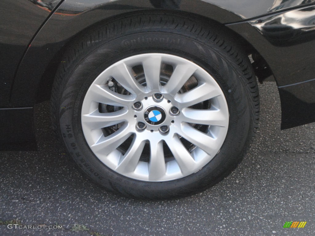 2009 3 Series 328i Sedan - Black Sapphire Metallic / Black photo #10