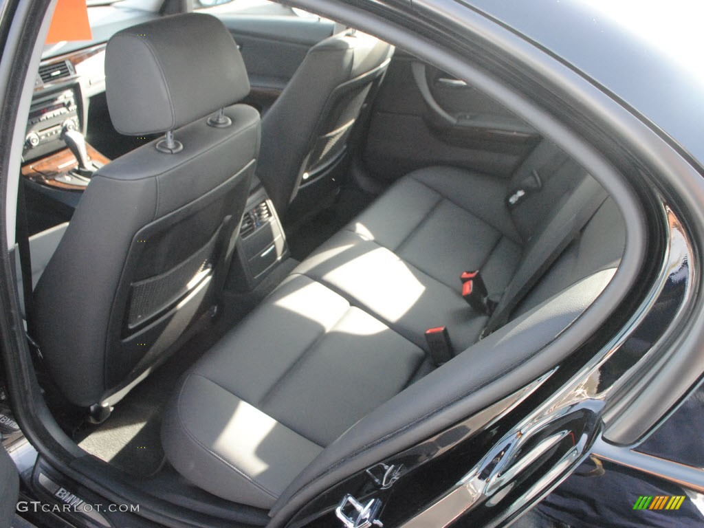 2009 3 Series 328i Sedan - Black Sapphire Metallic / Black photo #11