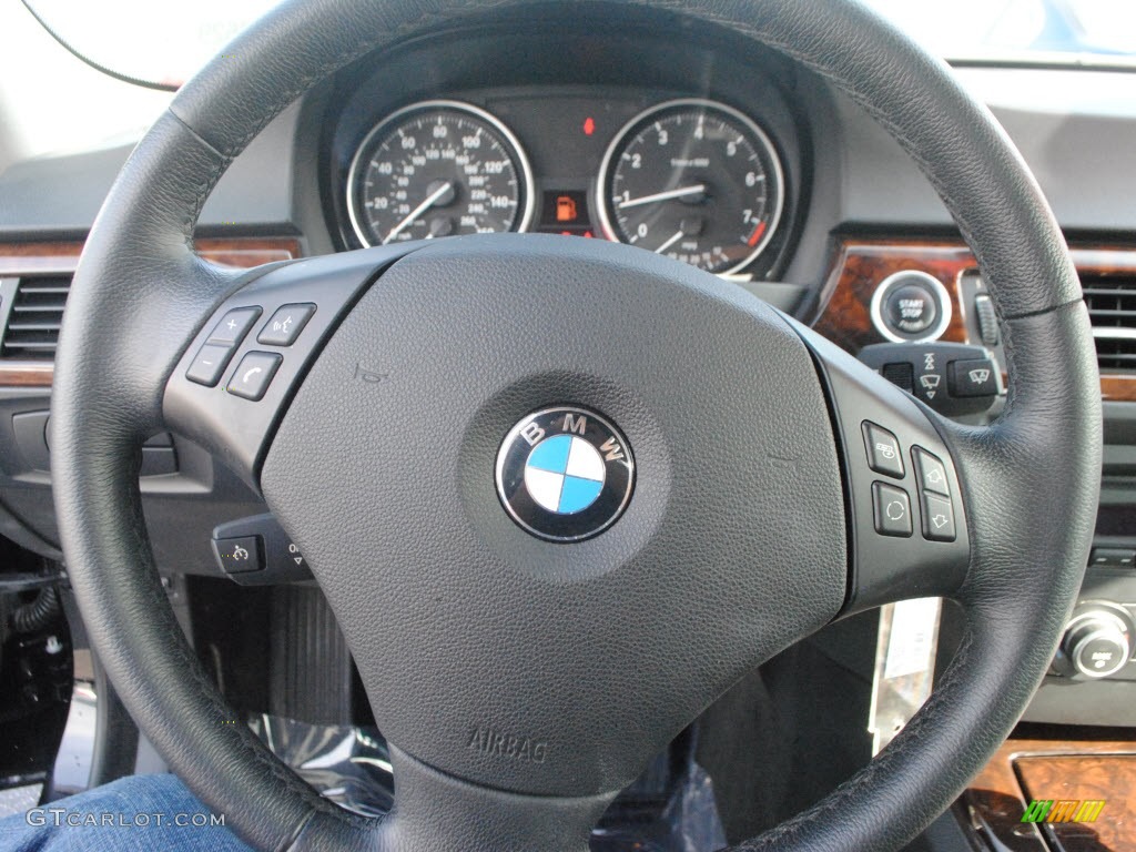 2009 3 Series 328i Sedan - Black Sapphire Metallic / Black photo #18