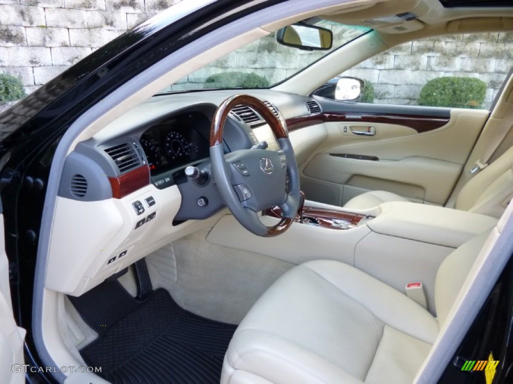 Cashmere Beige Interior 2009 Lexus LS 460 L AWD Photo #59932126