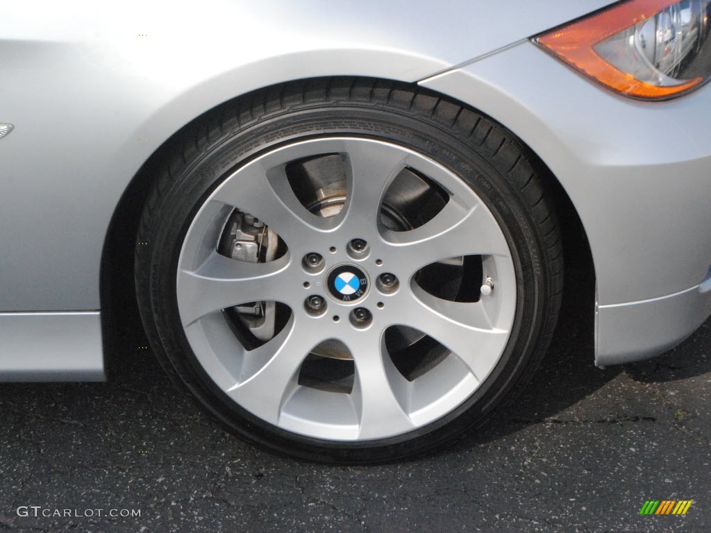 2008 3 Series 335i Sedan - Titanium Silver Metallic / Gray photo #2