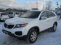 2011 Snow White Pearl Kia Sorento LX V6 AWD  photo #1