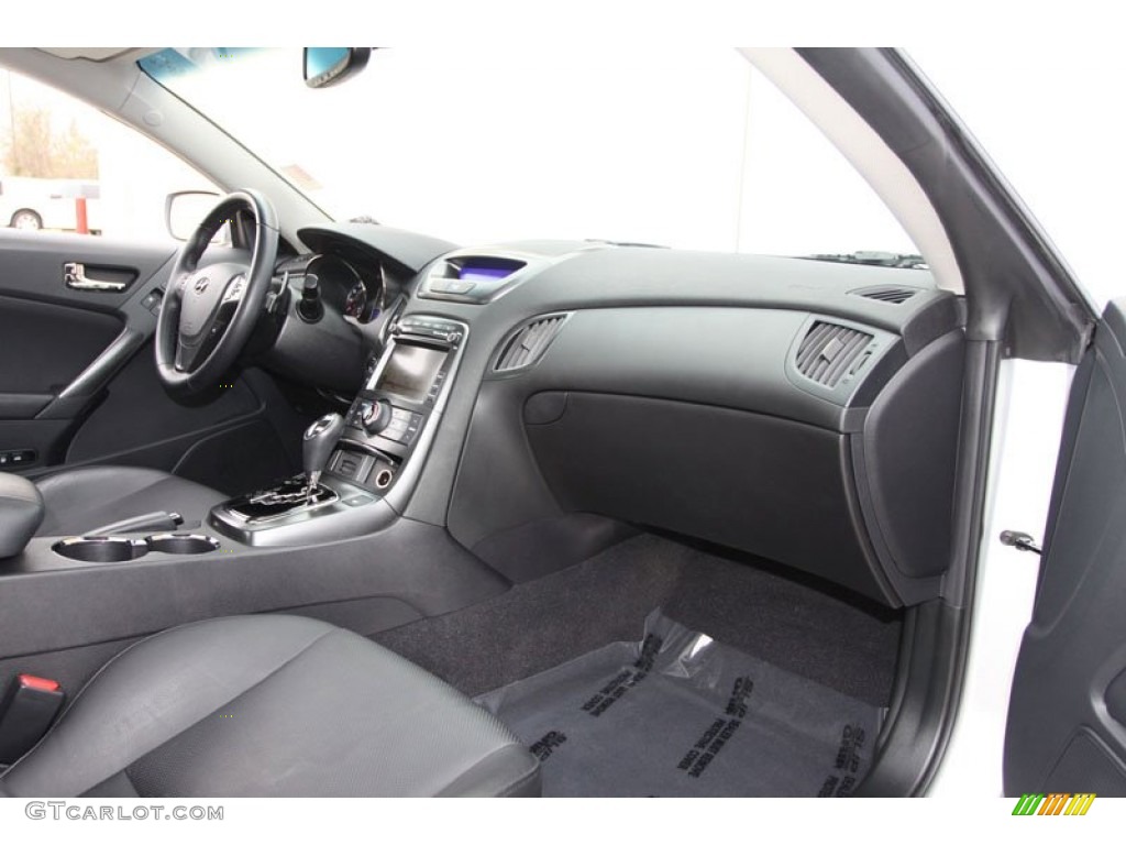 2011 Hyundai Genesis Coupe 3.8 Grand Touring Black Leather Dashboard Photo #59933789