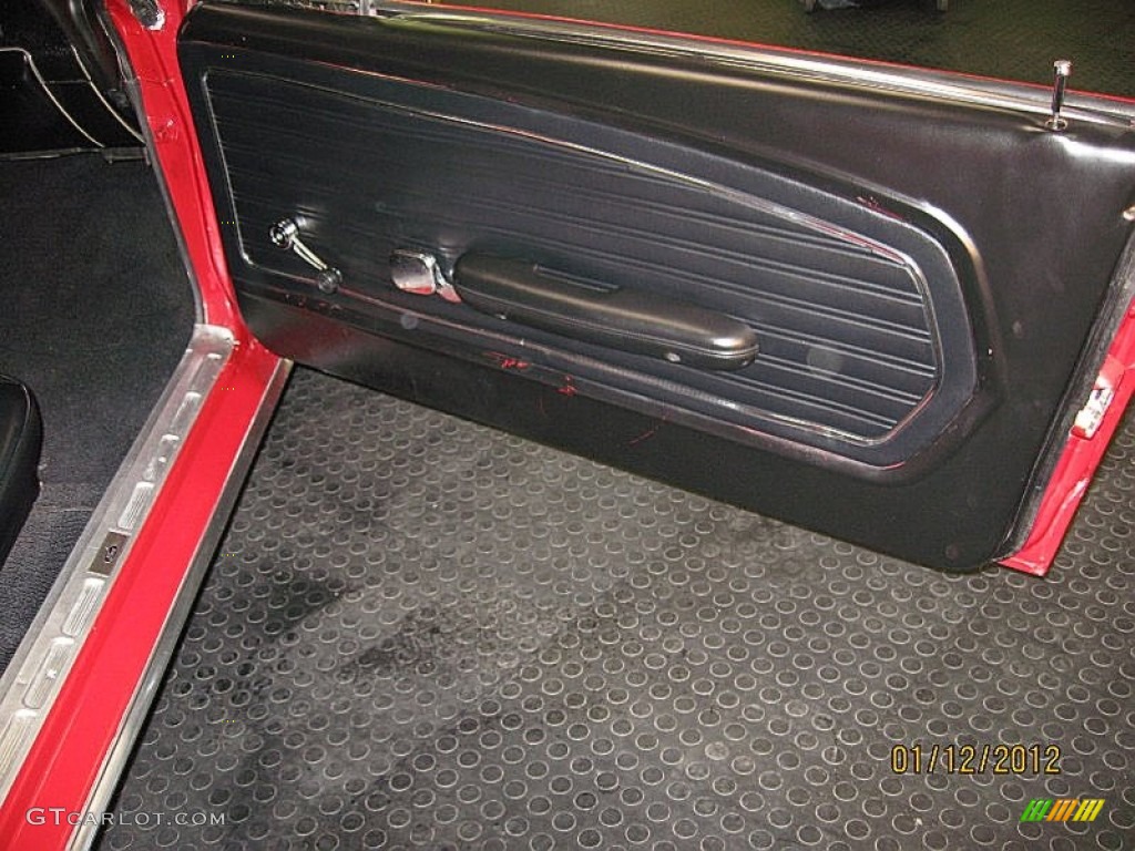1968 Ford Mustang California Special Coupe Black Door Panel Photo #59935136