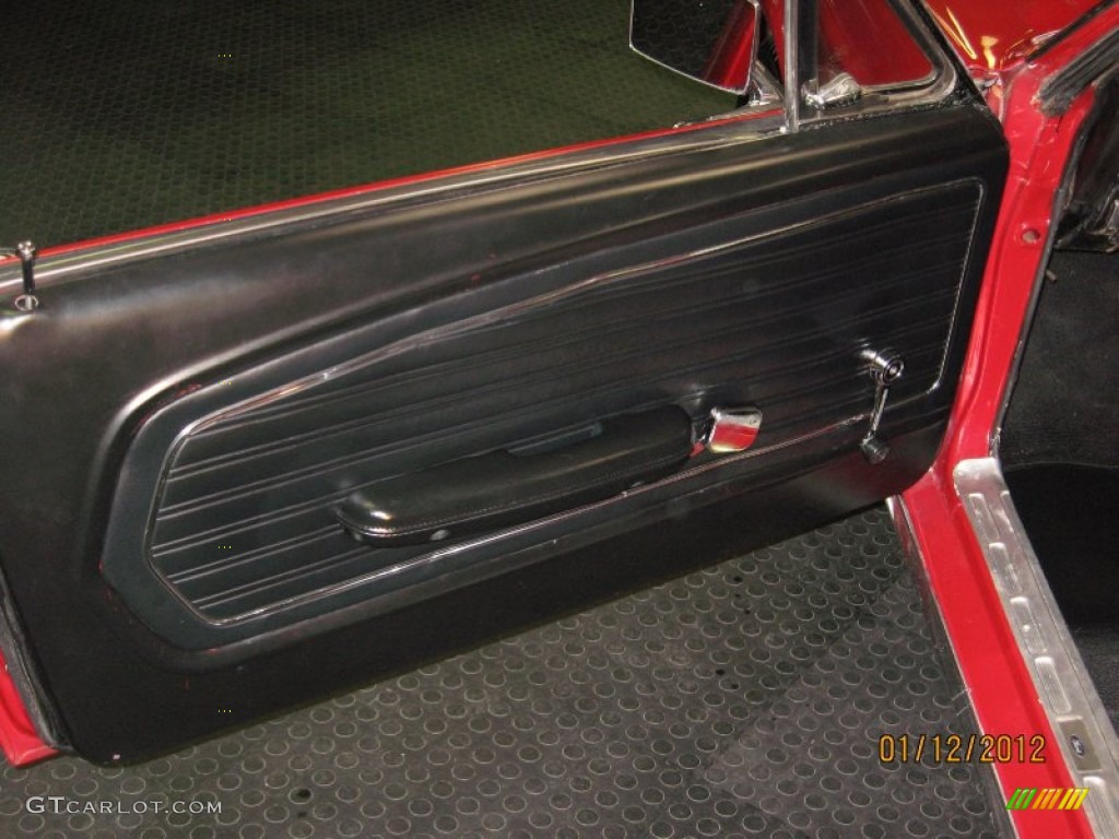 1968 Ford Mustang California Special Coupe Black Door Panel Photo #59935193