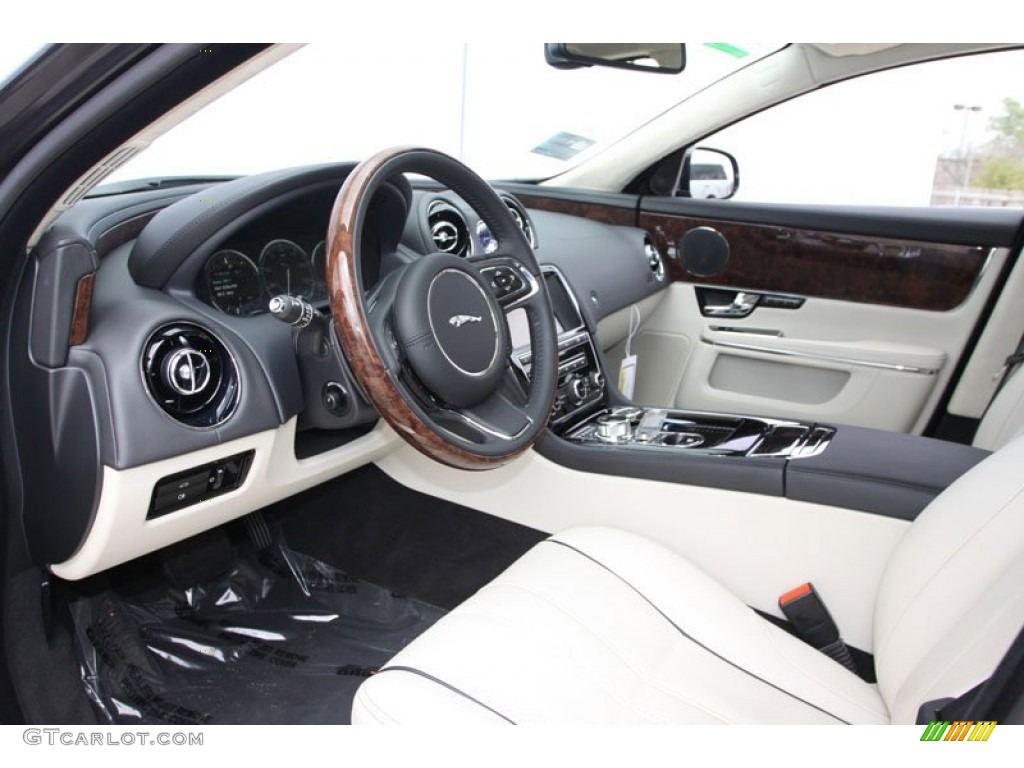 Jet/Ivory Interior 2012 Jaguar XJ XJL Portfolio Photo #59935727