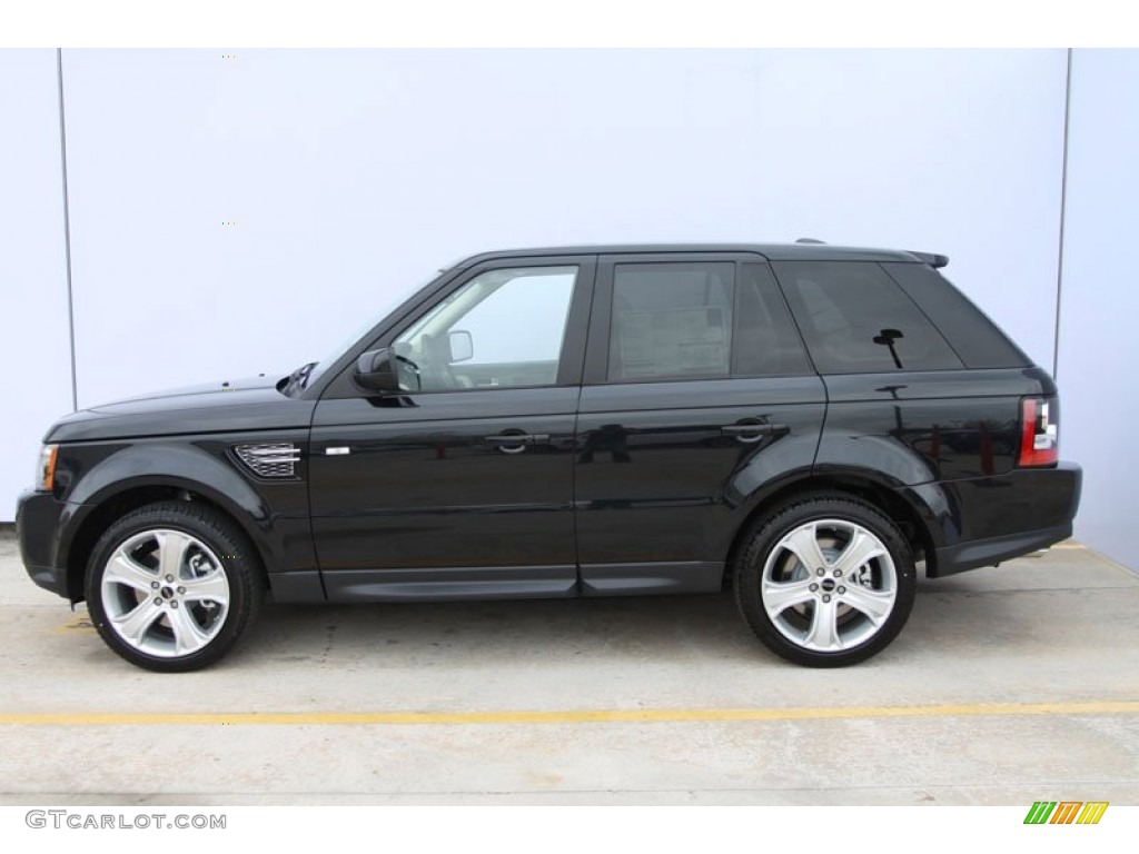 Santorini Black Metallic 2012 Land Rover Range Rover Sport HSE LUX Exterior Photo #59936324