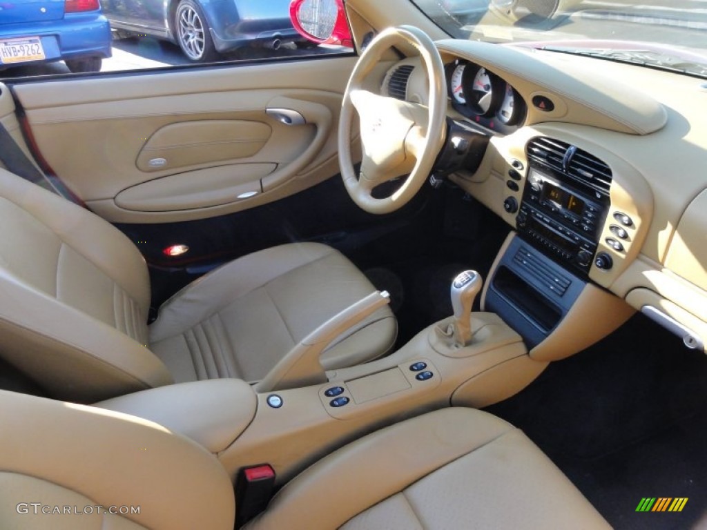 Savanna Beige Interior 2004 Porsche 911 Carrera 4S Cabriolet Photo #59936930