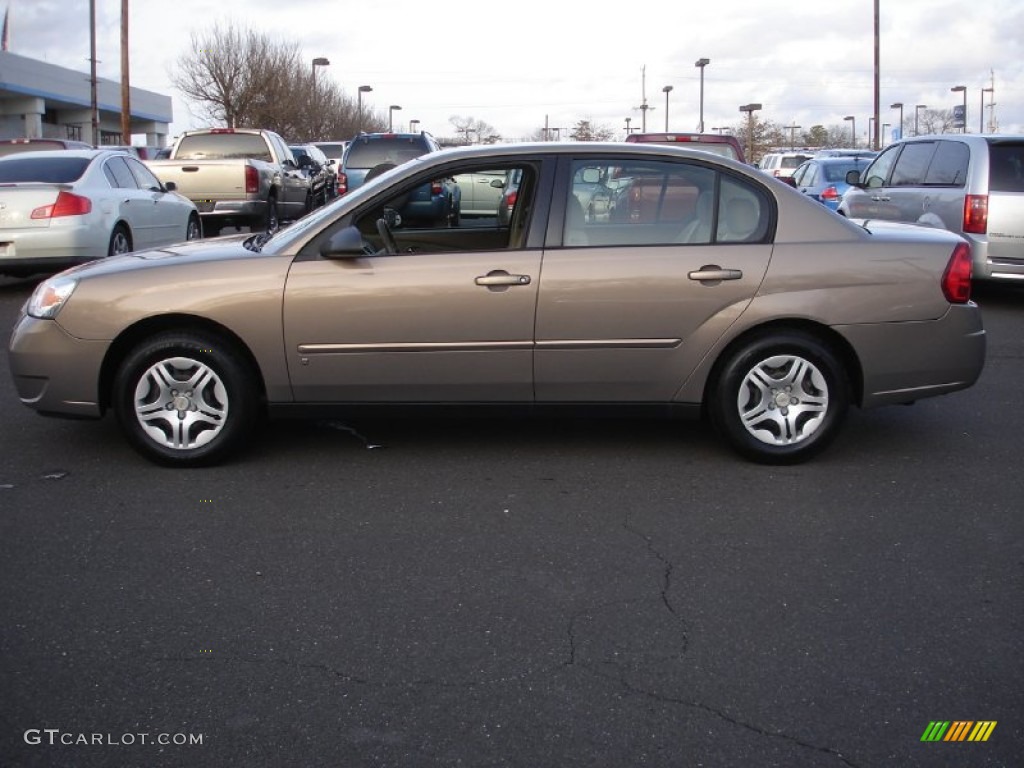 2007 Malibu LS Sedan - Amber Bronze Metallic / Cashmere Beige photo #9