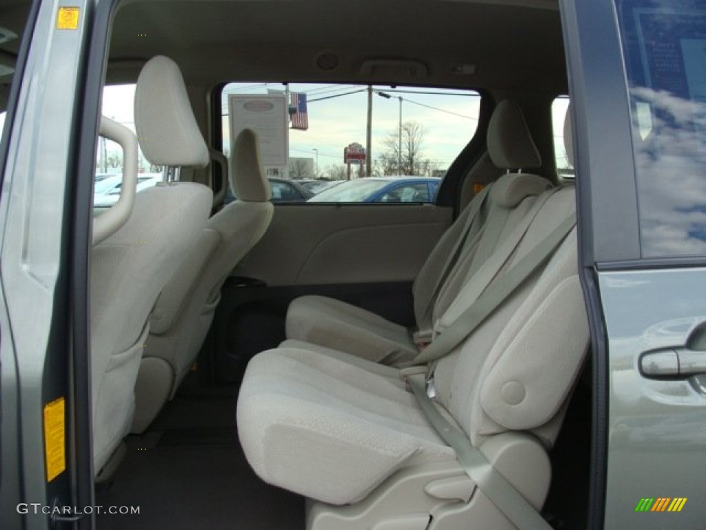 2011 Sienna LE - Cypress Green Pearl / Bisque photo #12